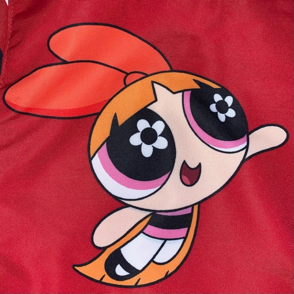 Members Only x The Powerpuff Girls Súper Fierce Varsity Jacket-Size L New - Picture 5 of 15